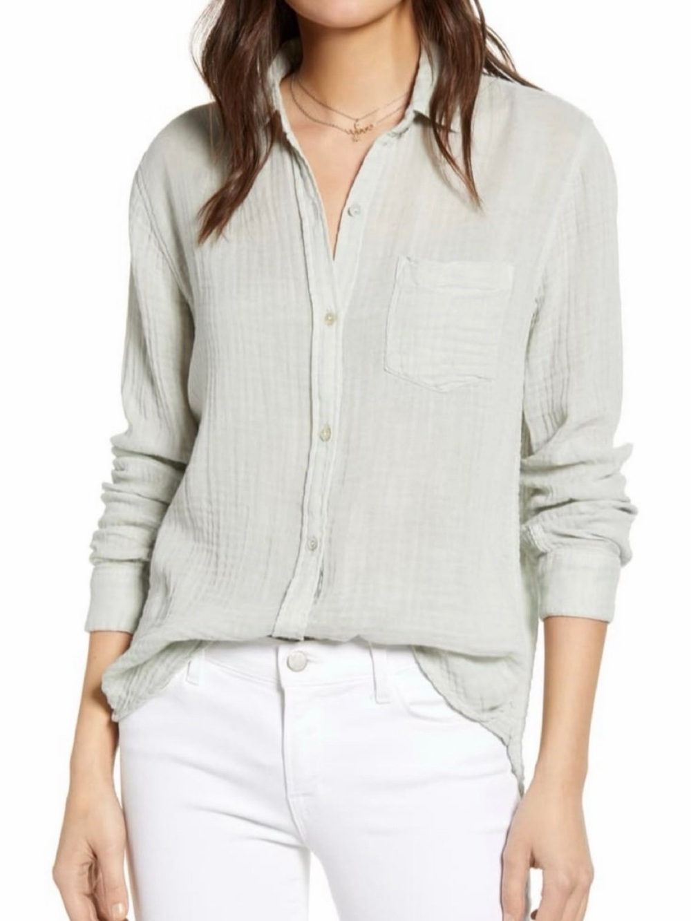 Rails Ellis Meadow Long Sleeve Button-Down Shirt Size XS